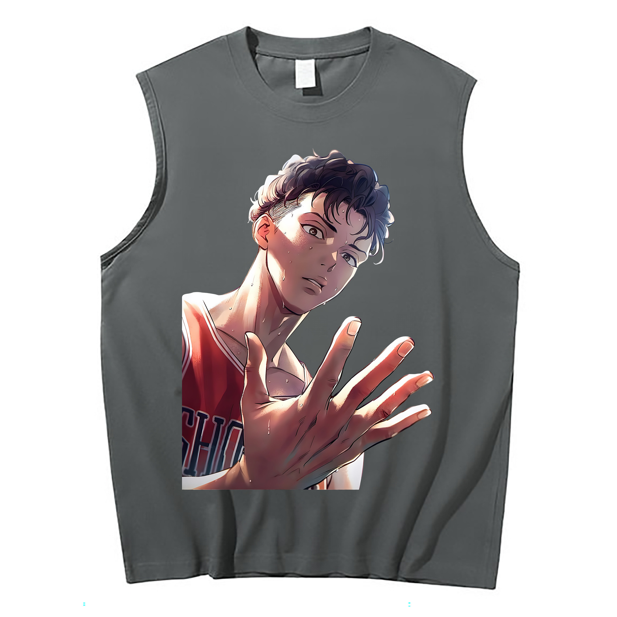 （画像用） SLAM DUNK／スラムダンク コットン100％タンクトップ（フロントプリント）